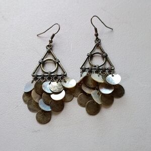 Elegant Gold Dangle Earrings